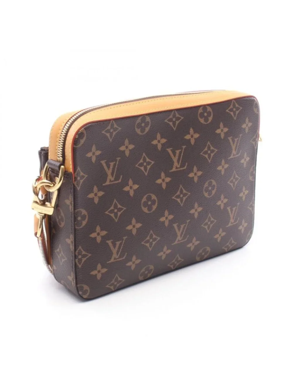 Louis Vuitton Shoulder Bag Trio Messenger Monogram Stripe LV Squared Canvas